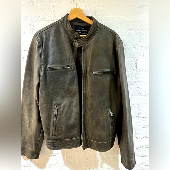 Lucky Brand Jackets Coats Lucky Brand Washed Leather